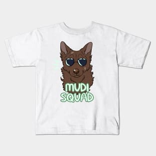 MUDI SQUAD (liver) Kids T-Shirt